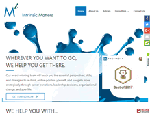 Tablet Screenshot of intrinsicmatters.com